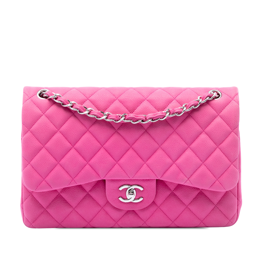 Pre-Loved Chanel Jumbo Classic Caviar Double Flap